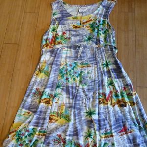 ALOHA DRESS BY DRESSING CLIO SHIFT DRESS SMALL